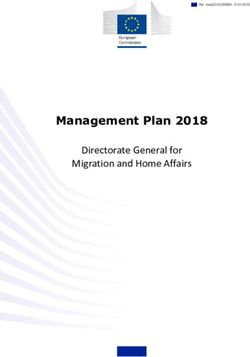 Management Plan 2018 Directorate General for Migration and Home Affairs - Europa EU