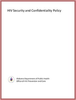 HIV Security and Confidentiality Policy - Alabama Department of Public Health Office of HIV Prevention and Care - Alabama Department ...