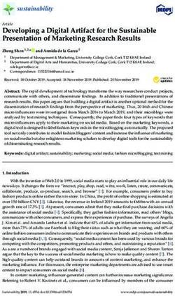 Developing a Digital Artifact for the Sustainable Presentation of Marketing Research Results