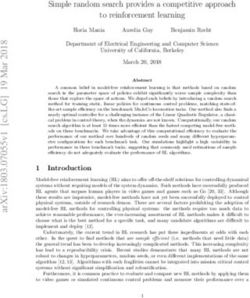 Simple random search provides a competitive approach to reinforcement learning