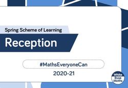 RECEPTION 2020-21 #MATHSEVERYONECAN - WHITE ROSE MATHS