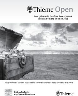 Open Your gateway to the Open Access journal content from the Thieme Group - Read and submit
