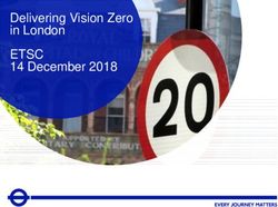 ETSC 14 December 2018 - Delivering Vision Zero in London