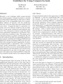 Guidelines for Using Compare-by-hash