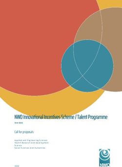 NWO Innovational Incentives Scheme / Talent Programme - Call for proposals Veni 2021