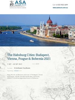 The Habsburg Cities: Budapest, Vienna, Prague & Bohemia 2021