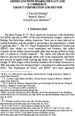 AMERICANS WITH DISABILITIES ACT AND E-COMMERCE: TARGET CORPORATION AND BEYOND