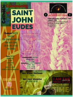 Eighteenth Sunday in Ordinary Time August 1, 2021 - Do not work for food that perishes but for the food that endures for eternal life ...