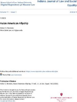 Indiana Journal of Law and Social Equality - Digital Repository @ Maurer Law