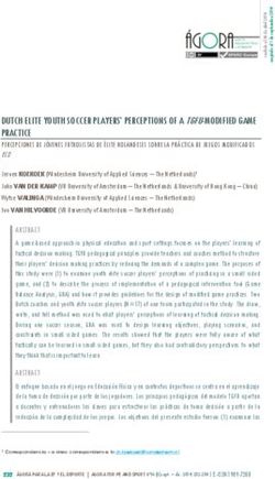 DUTCH ELITE YOUTH SOCCER PLAYERS' PERCEPTIONS OF A TGFU-MODIFIED GAME PRACTICE
