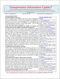 Transportation Information Update