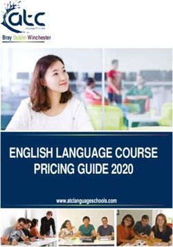 ENGLISH LANGUAGE COURSE PRICING GUIDE 2020 - Bray Dublin Winchester