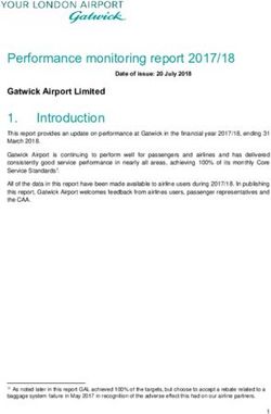 Performance monitoring report 2017/18 - Gatwick Airport