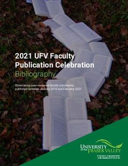 2021 UFV Faculty Publication Celebration Bibliography - Showcasing peer-reviewed faculty scholarship published between January 2019 and February 2021