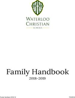 Family Handbook 2018-2019 - Waterloo Christian School