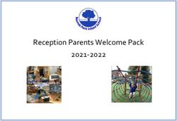 Reception Parents Welcome Pack 2021-2022 - Raunds Park ...