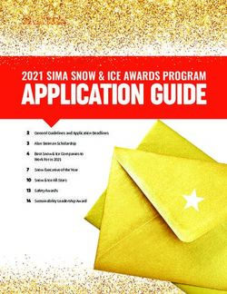 APPLICATION GUIDE 2021 SIMA SNOW & ICE AWARDS PROGRAM
