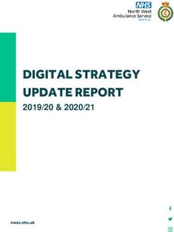 DIGITAL STRATEGY UPDATE REPORT - 2019/20 & 2020/21 - North West ...