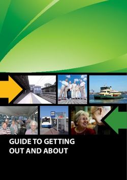 GUIDE TO GETTING OUT AND ABOUT - South West Community Transport