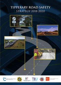 Tipperary ROAD SAFETY - STRATEGY 2018-2020 - Tipperary County Council