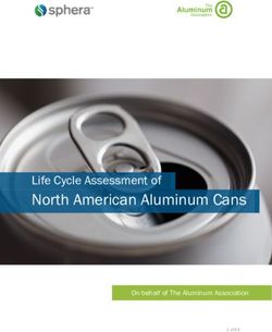 North American Aluminum Cans - Life Cycle Assessment of On behalf of The Aluminum Association - The Aluminum ...