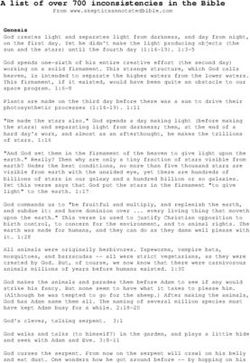 A list of over 700 inconsistencies in the Bible