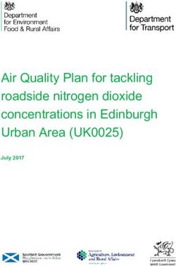 Air Quality Plan for tackling roadside nitrogen dioxide concentrations in Edinburgh Urban Area (UK0025) - July 2017