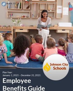 Employee Benefits Guide - Plan Year: January 1, 2021 - December 31, 2021