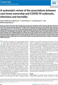 A systematic review of the associations between care home ownership and COVID-19 outbreaks, infections and mortality - Nature