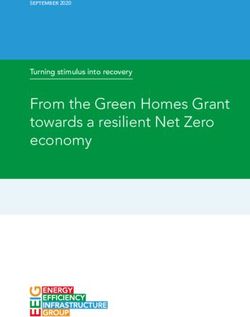 From the Green Homes Grant towards a resilient Net Zero economy - Turning stimulus into recovery