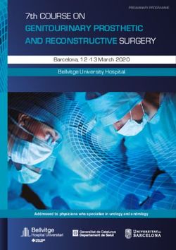 GENITOURINARY PROSTHETIC AND RECONSTRUCTIVE SURGERY - 7th COURSE ON Barcelona, 12 -13 March 2020