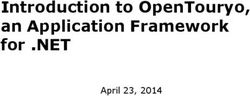 Introduction to OpenTouryo, an Application Framework for .NET - April 23, 2014