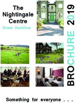 The Nightingale Centre - Great Hucklow - Something for everyone . . .