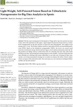Light-Weight, Self-Powered Sensor Based on Triboelectric Nanogenerator for Big Data Analytics in Sports - MDPI
