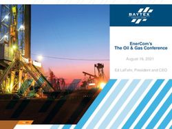 ENERCOM'S THE OIL & GAS CONFERENCE - AUGUST 16, 2021 ED LAFEHR, PRESIDENT AND CEO - THE OIL & GAS CONFERENCE