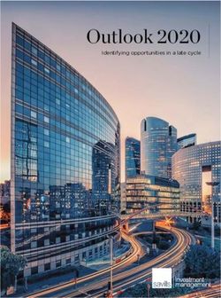 Outlook 2020 Identifying opportunities in a late cycle - Savills Investment Management