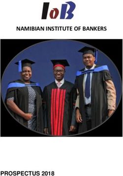 NAMIBIAN INSTITUTE OF BANKERS - PROSPECTUS 2018 - iob nam
