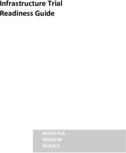 Infrastructure Trial Readiness Guide - NJSLA-ELA NJSLA-M NJSLA-S - NJSLA Resource Center