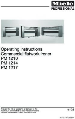 Operating instructions Commercial flatwork ironer - PM 1210 PM 1214 PM 1217 - en-GB - Miele