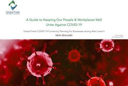 A Guide to Keeping Our People & Workplaces Well Unite Against COVID-19 - NEW ZEALAND