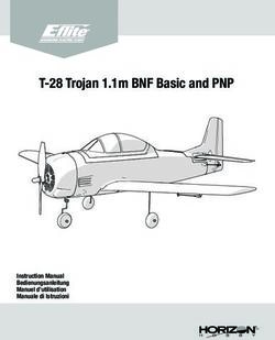 T-28 Trojan 1.1m BNF Basic and PNP - Instruction Manual Bedienungsanleitung Manuel d'utilisation Manuale di Istruzioni - Horizon Hobby
