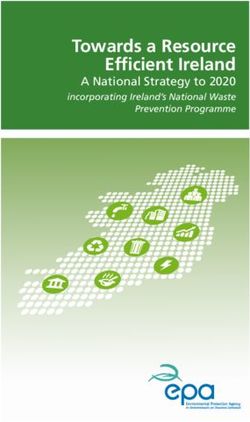 Towards a Resource Efficient Ireland - A National Strategy to 2020 incorporating Ireland's National Waste Prevention Programme - EPA