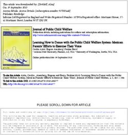 Journal of Public Child Welfare