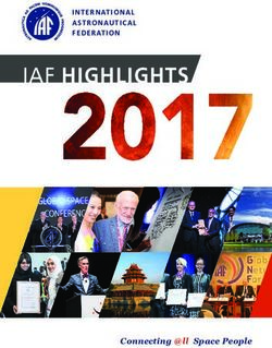 IAF HIGHLIGHTS INTERNATIONAL ASTRONAUTICAL FEDERATION - Connecting @ll Space People