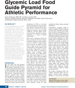 Glycemic Load Food Guide Pyramid for Athletic Performance
