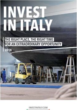 INVEST IN ITALY THE RIGHT PLACE, THE RIGHT TIME FOR AN EXTRAORDINARY OPPORTUNITY 2018