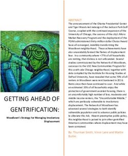 GETTING AHEAD OF GENTRIFICATION: 1Woodlawn