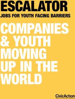 ESCALATOR COMPANIES & YOUTH MOVING UP IN THE WORLD - JOBS FOR YOUTH FACING BARRIERS