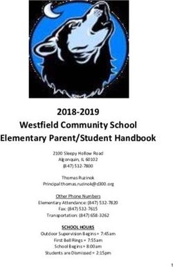 Westfield Community School 2018 2019 - District 300
