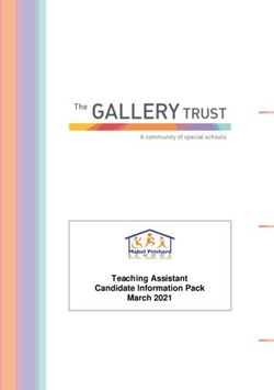 Teaching Assistant Candidate Information Pack March 2021